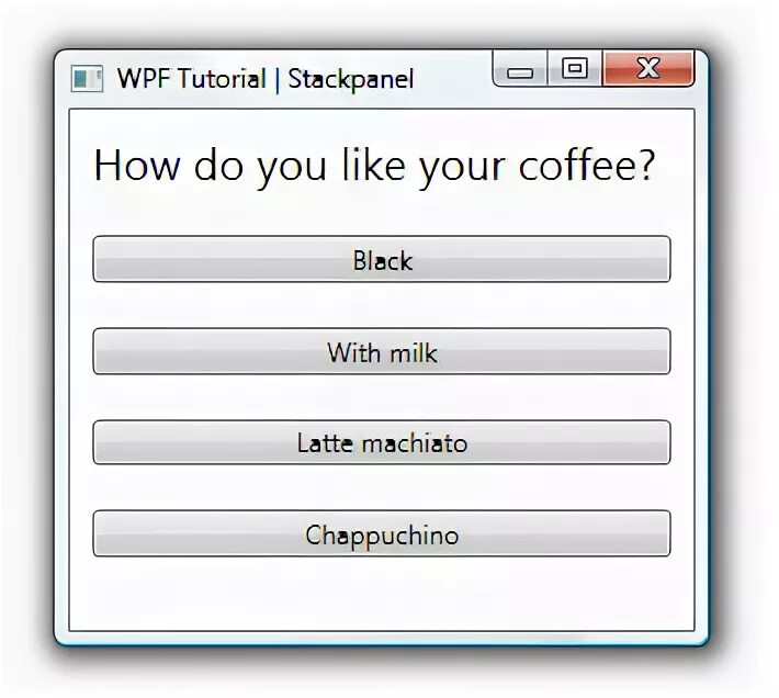 STACKPANEL WPF. STACKPANEL WPF C#. Элементы WPF. Элементы управления WPF.