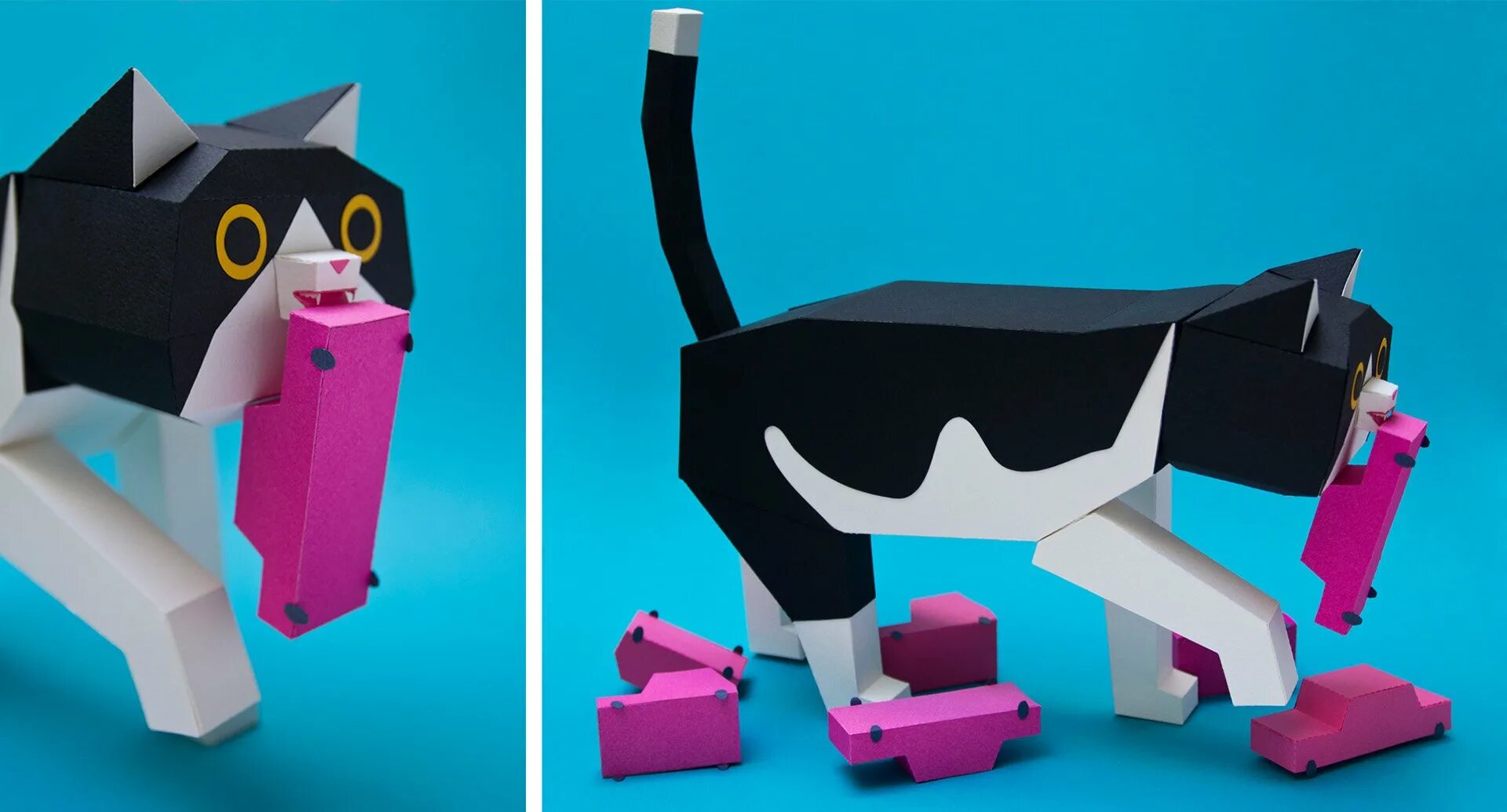 Объемная кошка из бумаги. Котик из бумаги. Кошка из картона и бумаги. Поделка котик из бумаги.