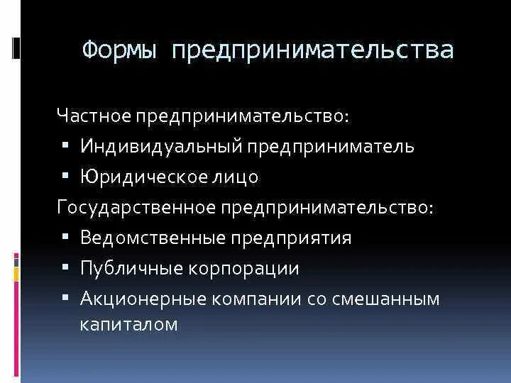 Определение государственного предпринимательства