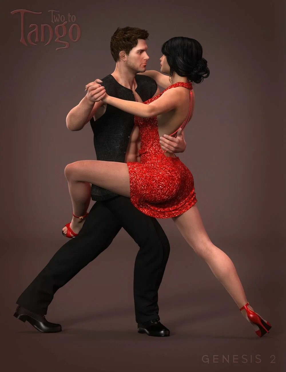 Two to tango. Танго 3. Полная девушка в танго. Tango 3d model.