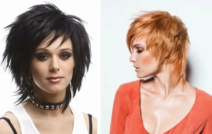 Pin by Lynn Williams on Hairstyles/Color Rocker hair, Layered haircuts for mediu