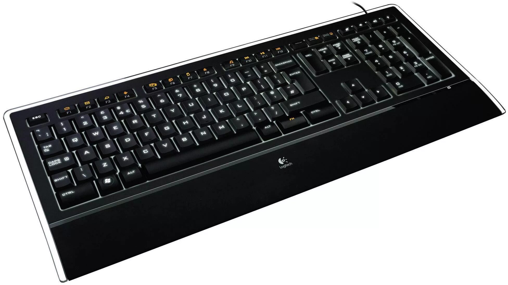 Клавиатура usb logitech. Клавиатура logitech illuminated keyboard k740. клавиатура logitech illuminated keyboard k740 black usb. к740 logitech. тонкие клавиши logitech клавиатура.
