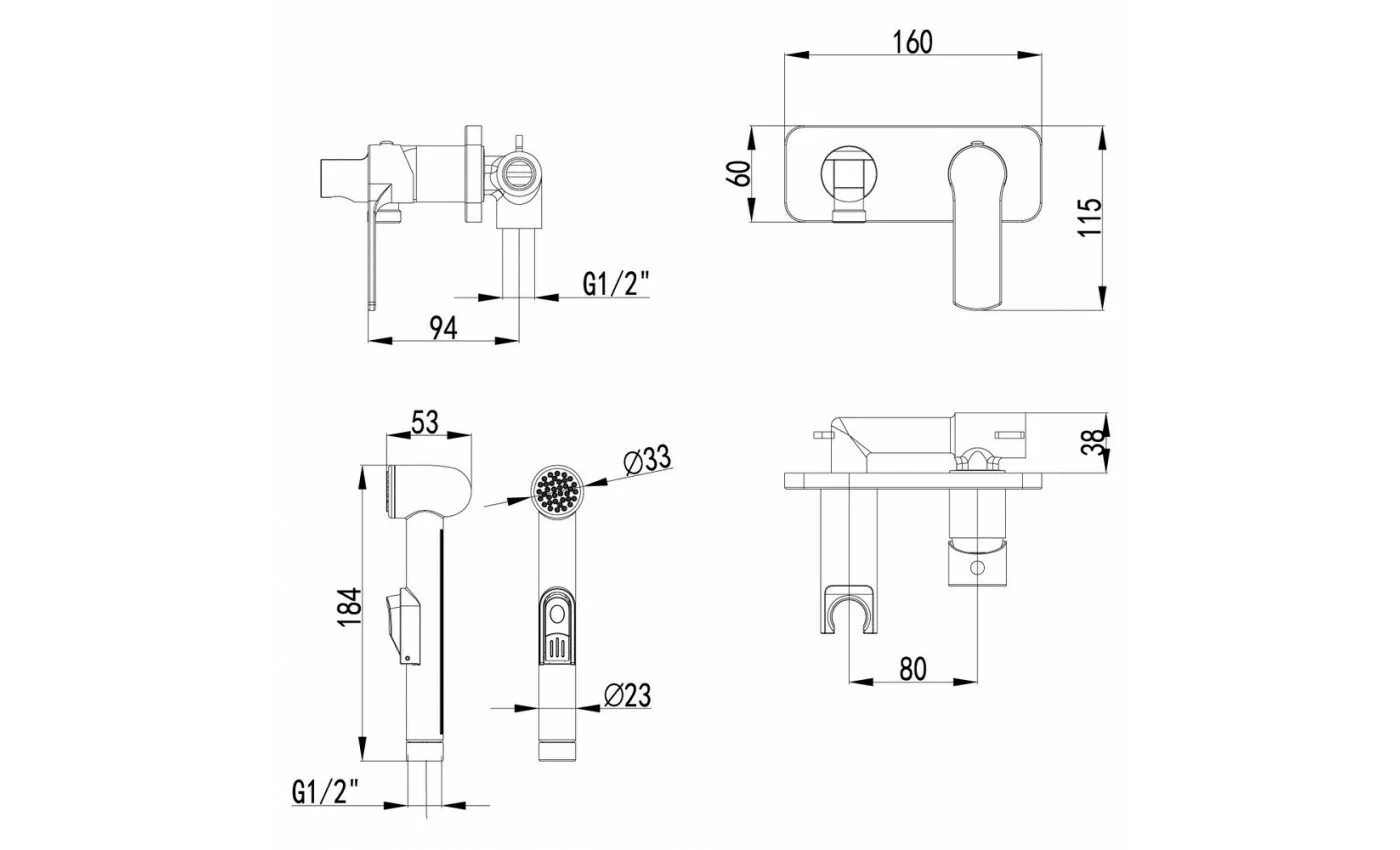 Lemark Plus Grace lm1519c. Смеситель Lemark Plus Grace lm1519c с гигиеническим душем встраиваемый хром. Смесители lemark grace