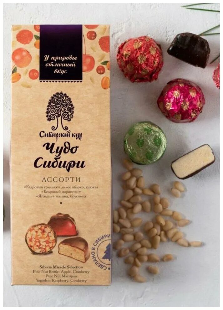 сибирский сувенир кедровый грильяж. набор конфет сибирский кедр ассорти 200 г. набор конфет сибирский кедр чудо сибири (грильяж, марципан, ягодень) 90 г. кедровые конфеты сибирский кедр. набор конфет сибирский кедр ассорти 200 г.
