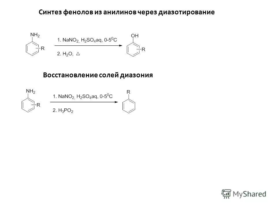 Способы получения анилина