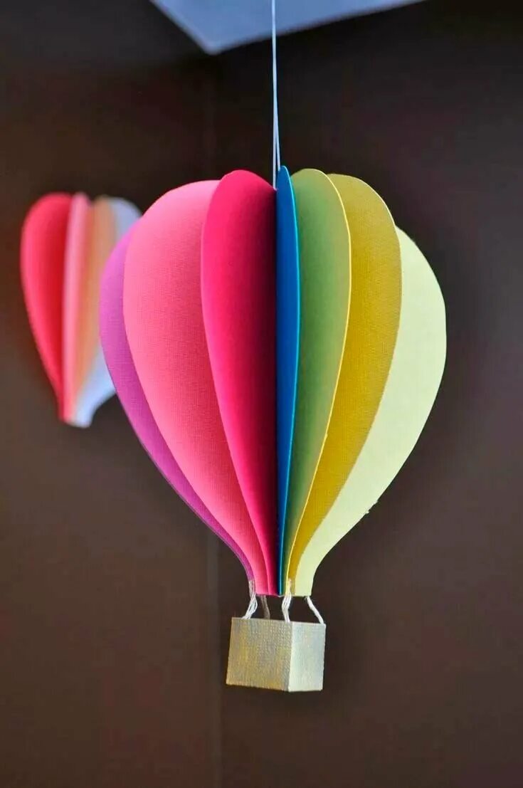 Как создать воздушный шарик. Объемный воздушный шар. Воздушный шар из бумаги. Воздушный шар поделка. Воздушные шары из цветной бумаги.