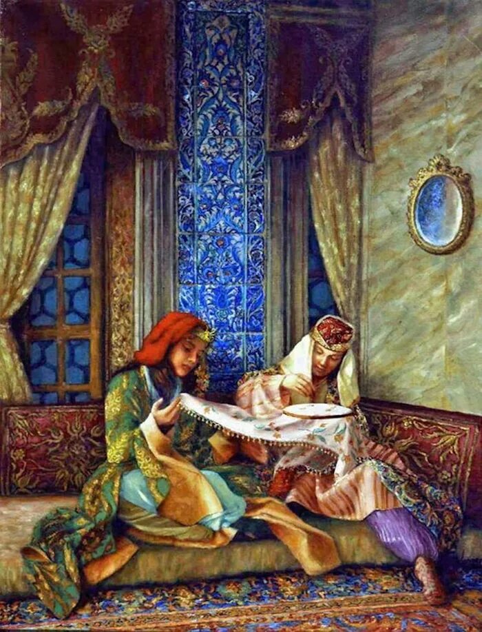 Турецкие картины. Гарем Сулеймана. Османская Империя гарем Султана Сулеймана. Султанский гарем Османская Империя. Османы гарем и Султан.