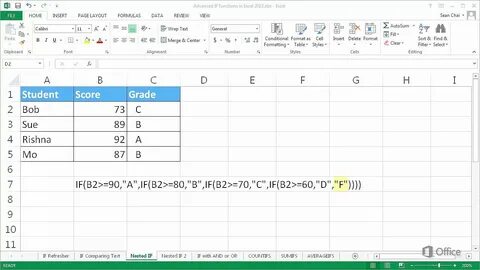 Excel if