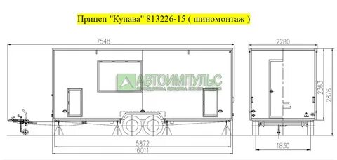 Размеры купав
