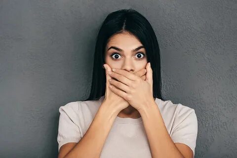 Женщина стала молчать