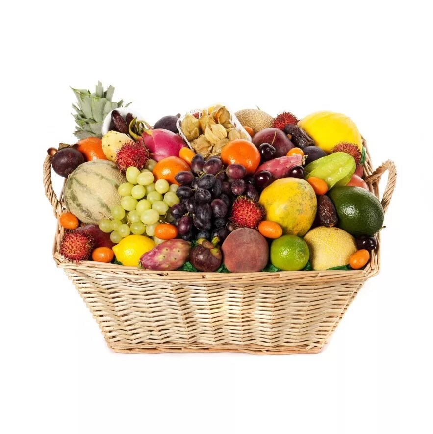 Доставка плодовых. Фруктовая корзина Тайланд. Корзина с фруктами. Корзинка с овощами. Корзина с овощами и фруктами.