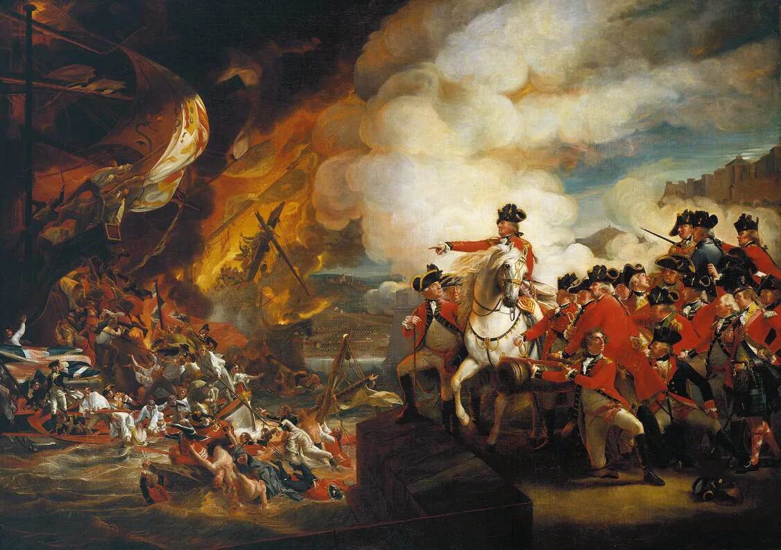 В 1775 году была проведена. Осада Гибралтара 1782. Джон Синглтон Копли картины. Джон Синглтон Копли Осада и освобождение Гибралтара.