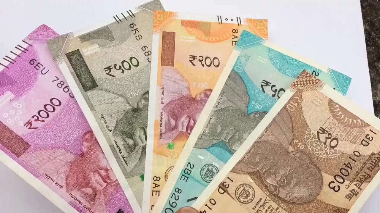 Indian money 500. 2000 Rupee. Деньги гиф. Радужная валюта.