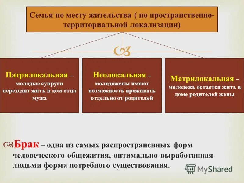 Как понять место жительства. Семья по месту жительства. Тип семьи по месту жительства супругов. Типы семей по месту жительства. Вид на место жительства.