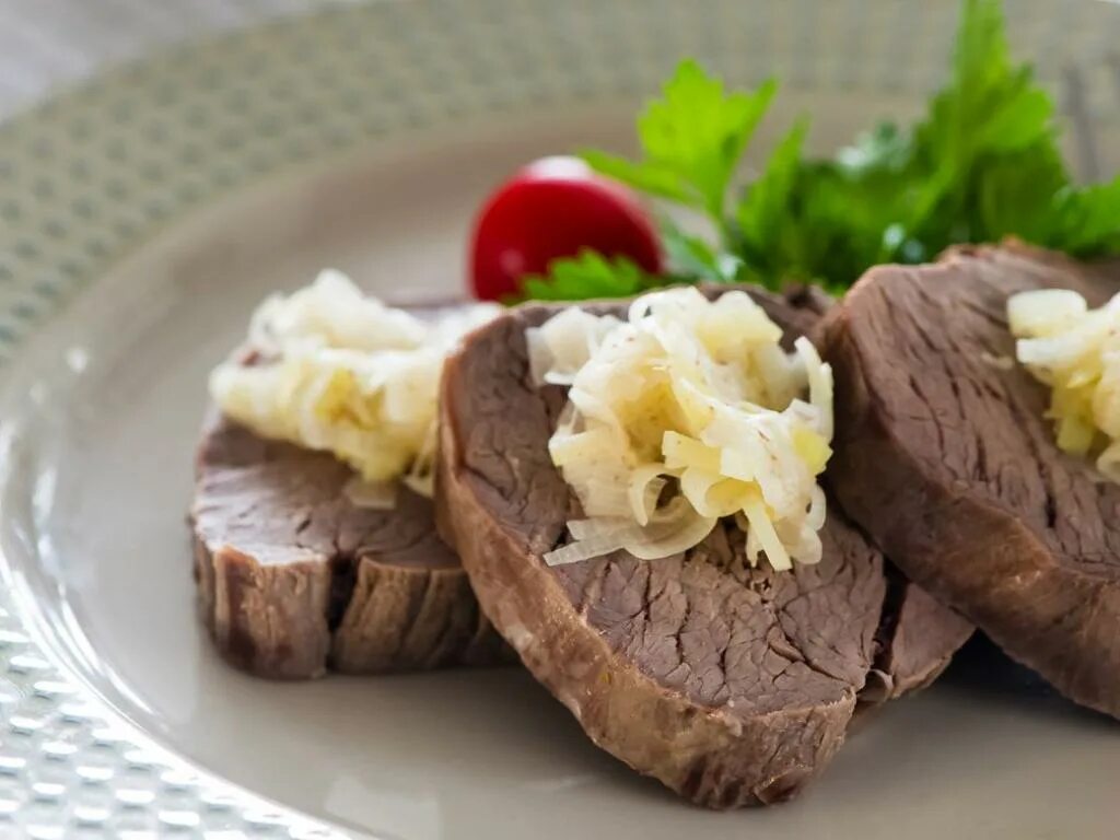 Отпуск отварного мяса