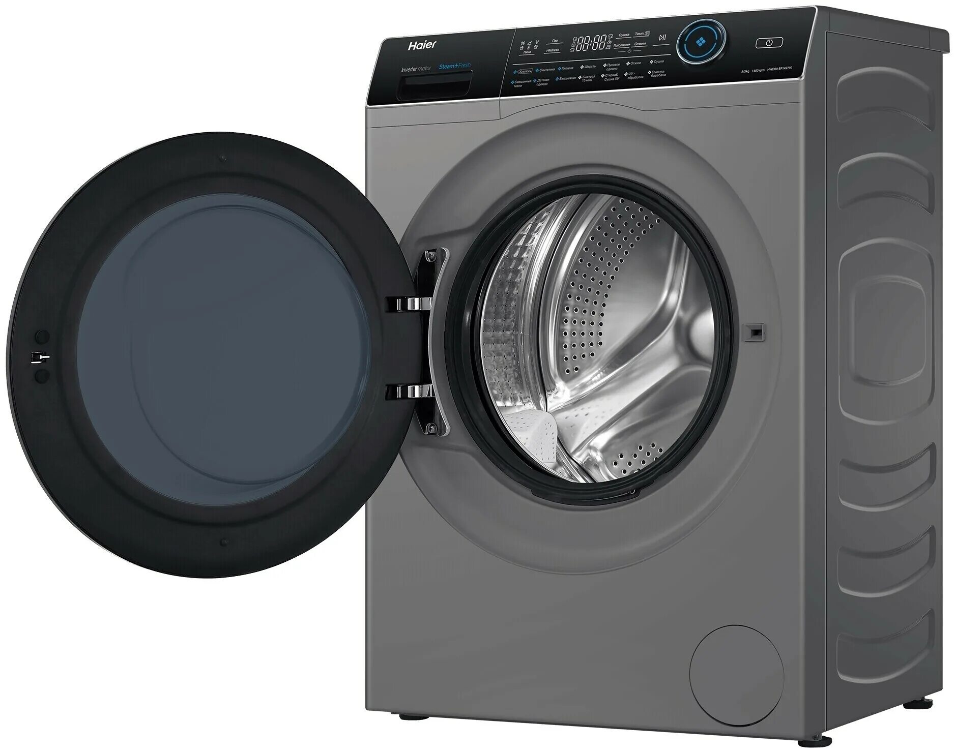 Стиральная машина haier hwd80 bp14959b. Haier hwd80-bp14979s. Стирально-сушильная машина Haier hwd80-bp14979. Стиральная машина с сушкой Haier hwd80-bp14979s. Hwd80-bp14979s.