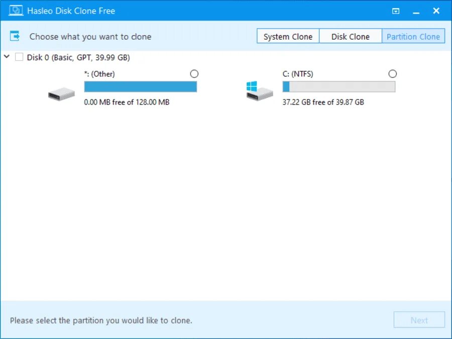 Clone disk. Clone disk