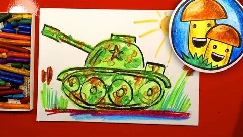 Папа кит рисует день победы