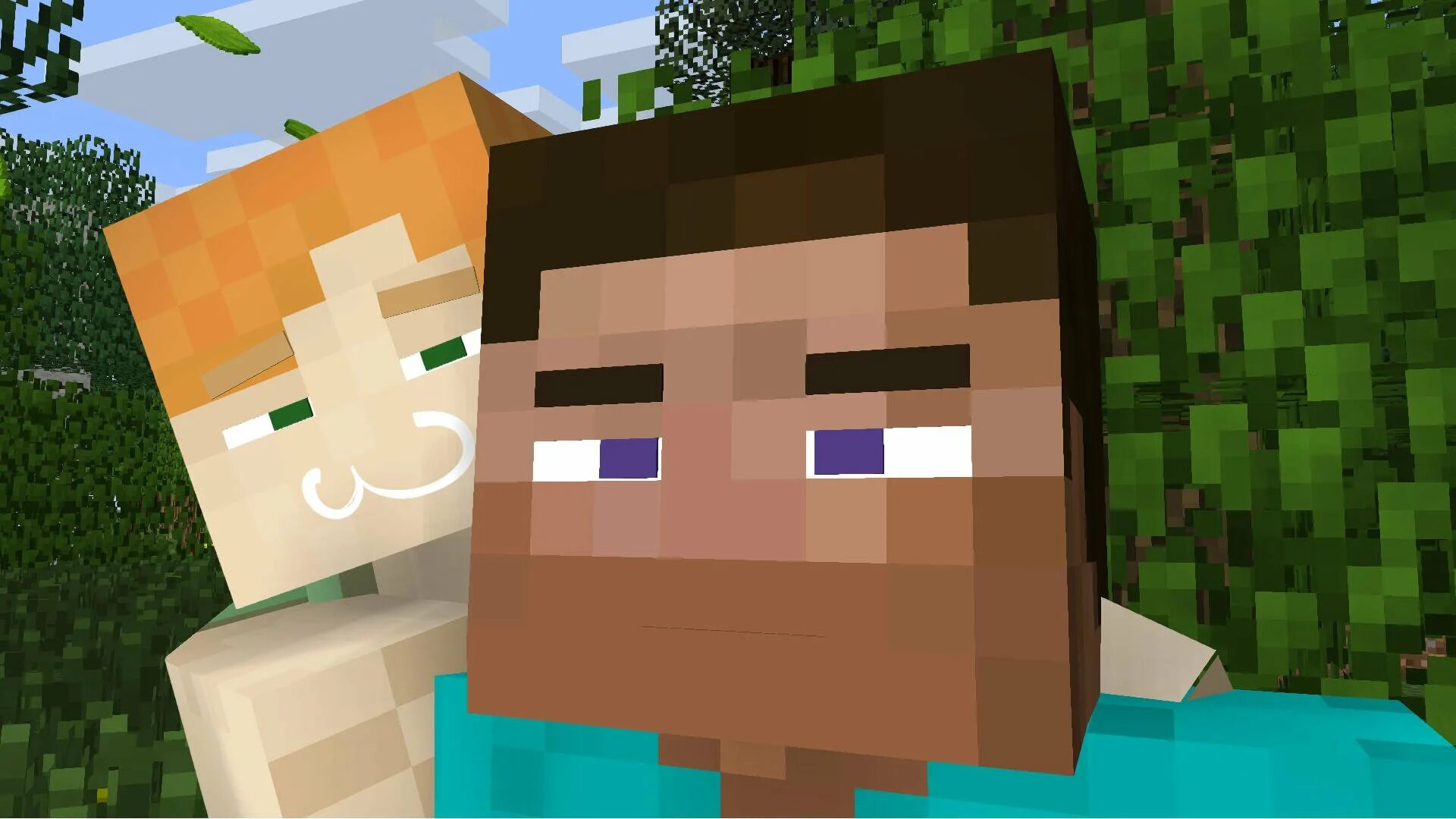 Minecraft steve alex