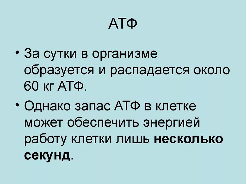 Отсутствие атф. АТФ образуется. Введение АТФ. Функции АТФ. Сколько АТФ образуется за сутки.