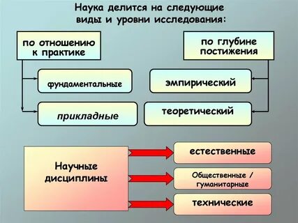 Естественные гуманитарные и точные