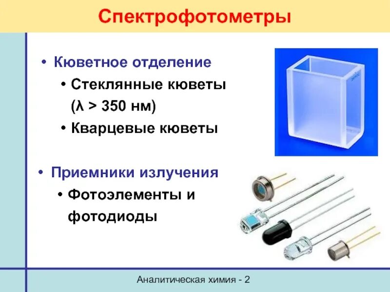 Чертеж кварцевой кюветы для спектрофотометра. Кюветное отделение спектрофотометра. Кюветы для спектрофотометра стеклянные. Фотодиод для спектрофотометра.