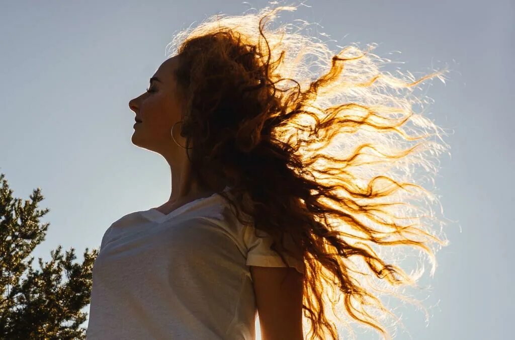 Волосы на солнце. Девушка под солнцем длинные волосы. Солнце в волосах на кудрявые волосы. Разрыв солнца