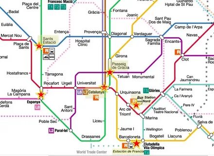 Как добраться до центра барселоны