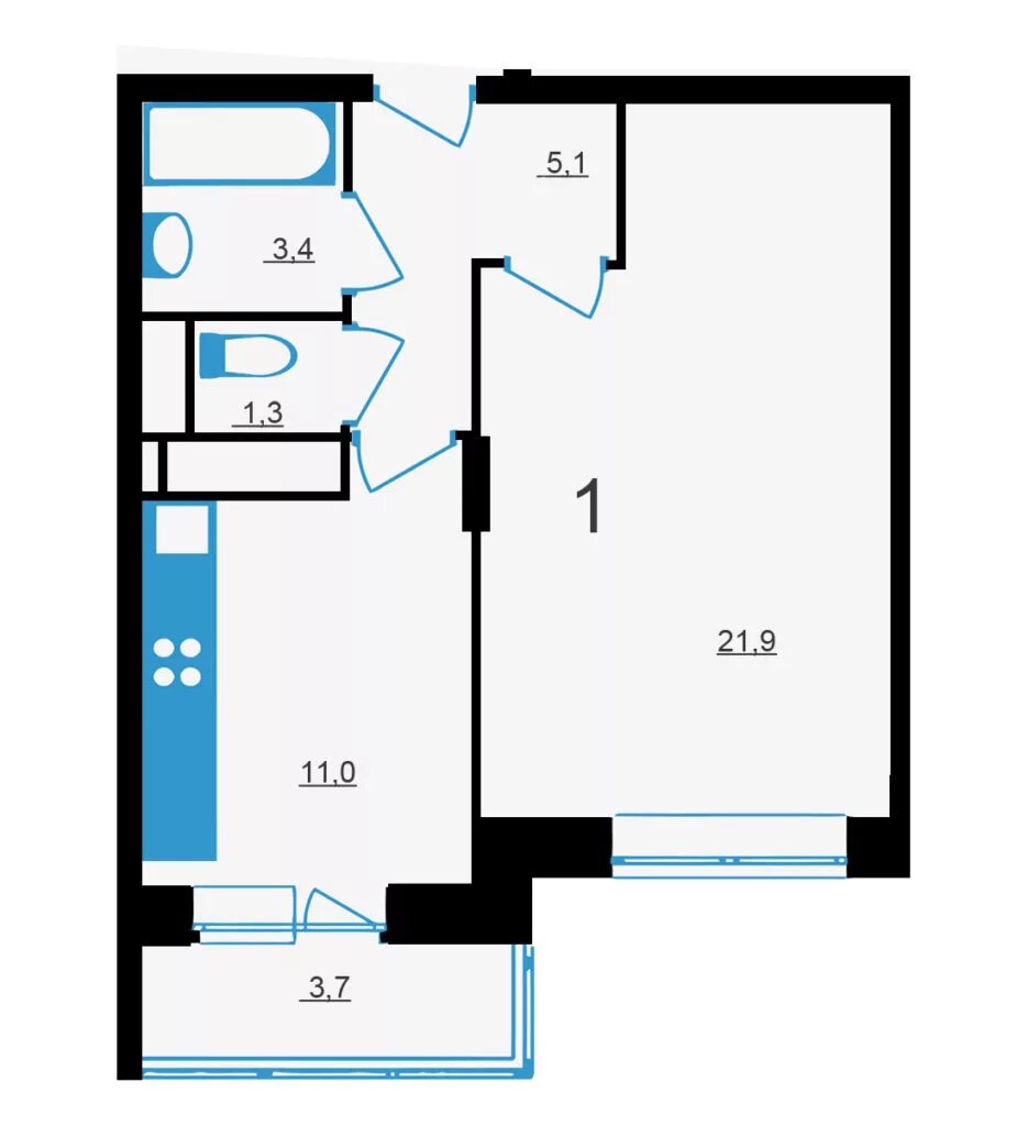 План однокомнатной квартиры. М. М. Евродвушка планировка 42 кв. Площадь 42 кв.