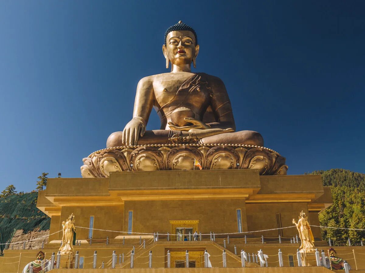 Буда гришна. Будда Дорденма. Будда Дорденма — Тхимпху, бутан. Статуя Будды в Тхимпху. Будда Шакьямуни статуя.