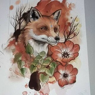 Цветная лиса