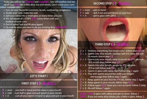 Cum Slut Swallow.