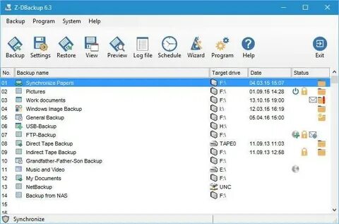 Backup setting