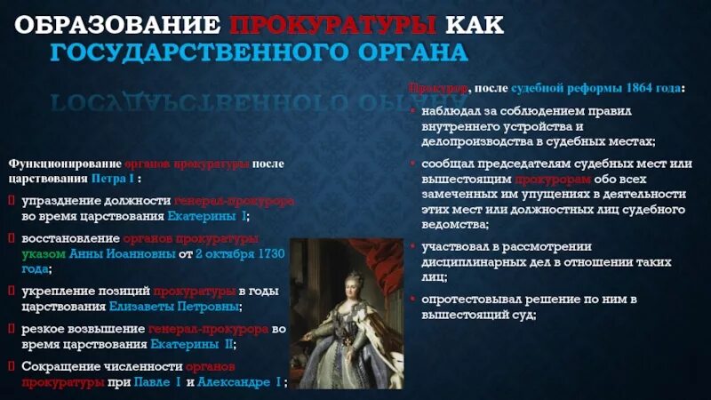 Создание совещательного органа при екатерине. Органы управления при екатерине 2.