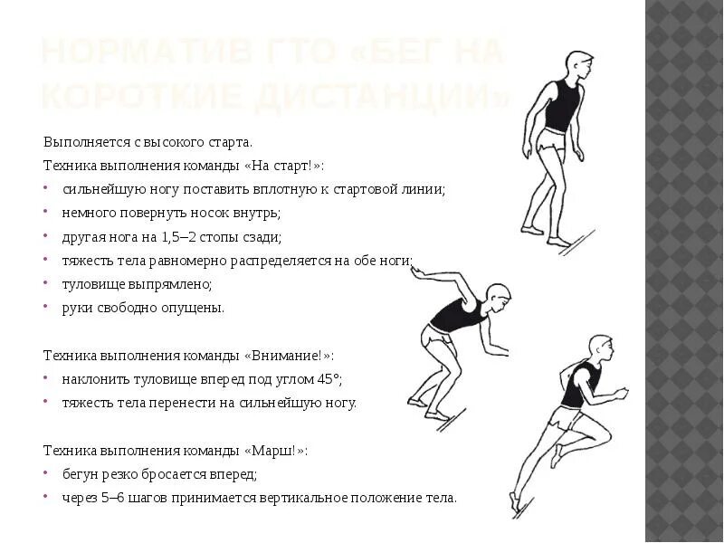 Техника выполнения бега на лыжах гто