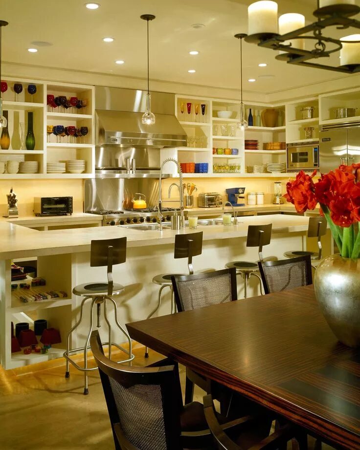 10 Gorgeous Takes on the Open Shelving Trend For the Home Kitchen rack design, O