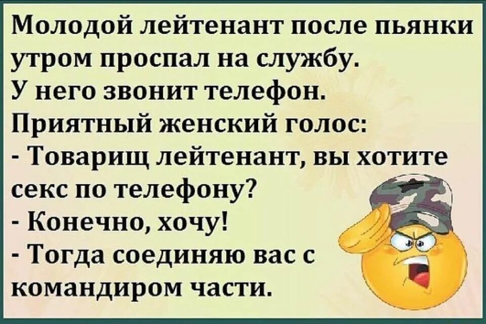 Анекдот про уроки. Анекдот про молодого лейтенанта. Анекдот лейтенант после пьянки просыпается от телефонного звонка. Девушка вы были подполковником анекдот.