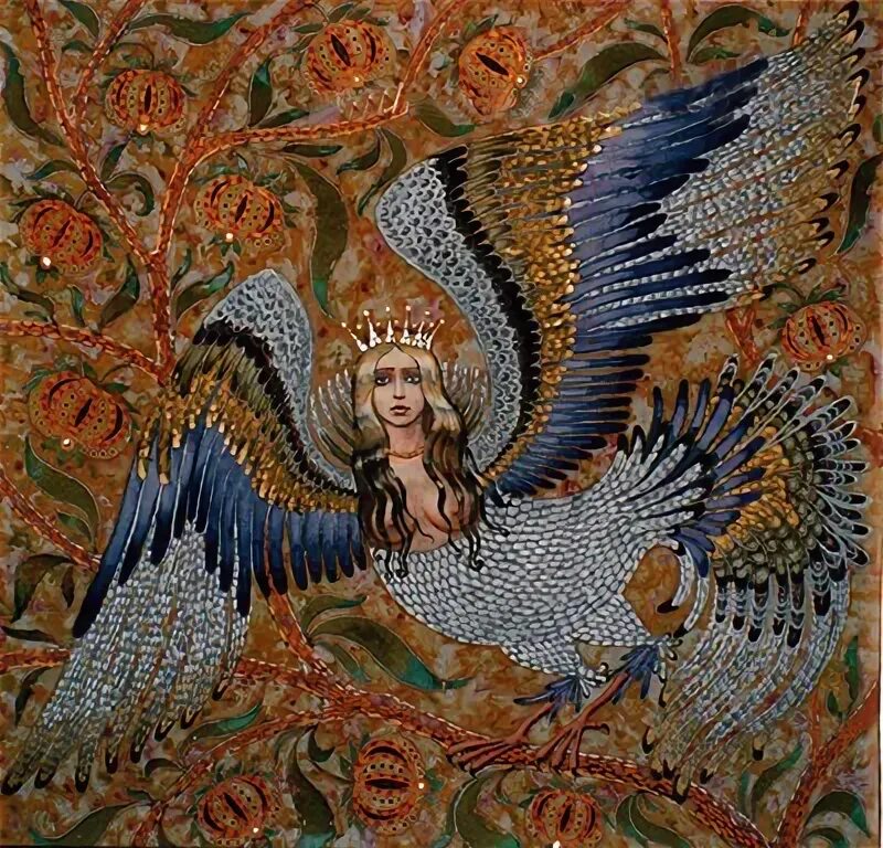 Птица гамаюн. Славянская мифология сирин и алконост. Птица сирин и гамаюн. Сирин алконост и гамаюн мифология. Сирин, алконост, гамаюн и феникс.