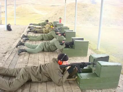 Во время учебных стрельб