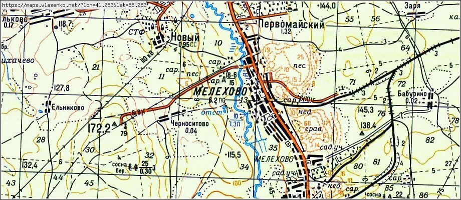 Карта генштаб тверской области 1:100000. Лист карты  o-37. Мелехово на карте. Мелехово на карте. Мелехово на карте.