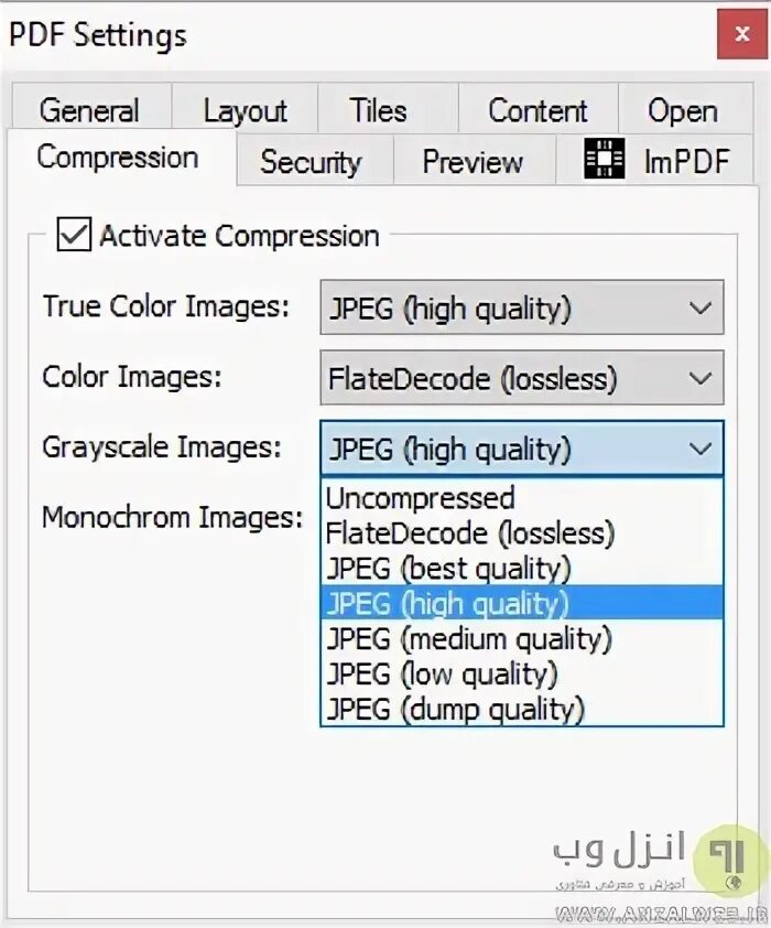 Pdf setup