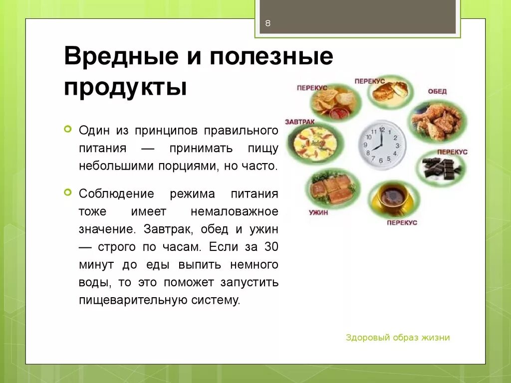 Полезная и вредная еда - презентация онлайн