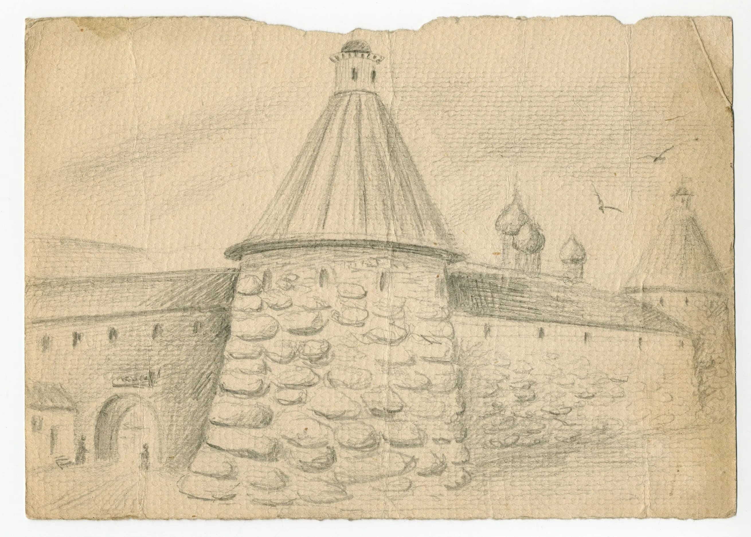 Рисуем башни и крепостные стены 4 класс