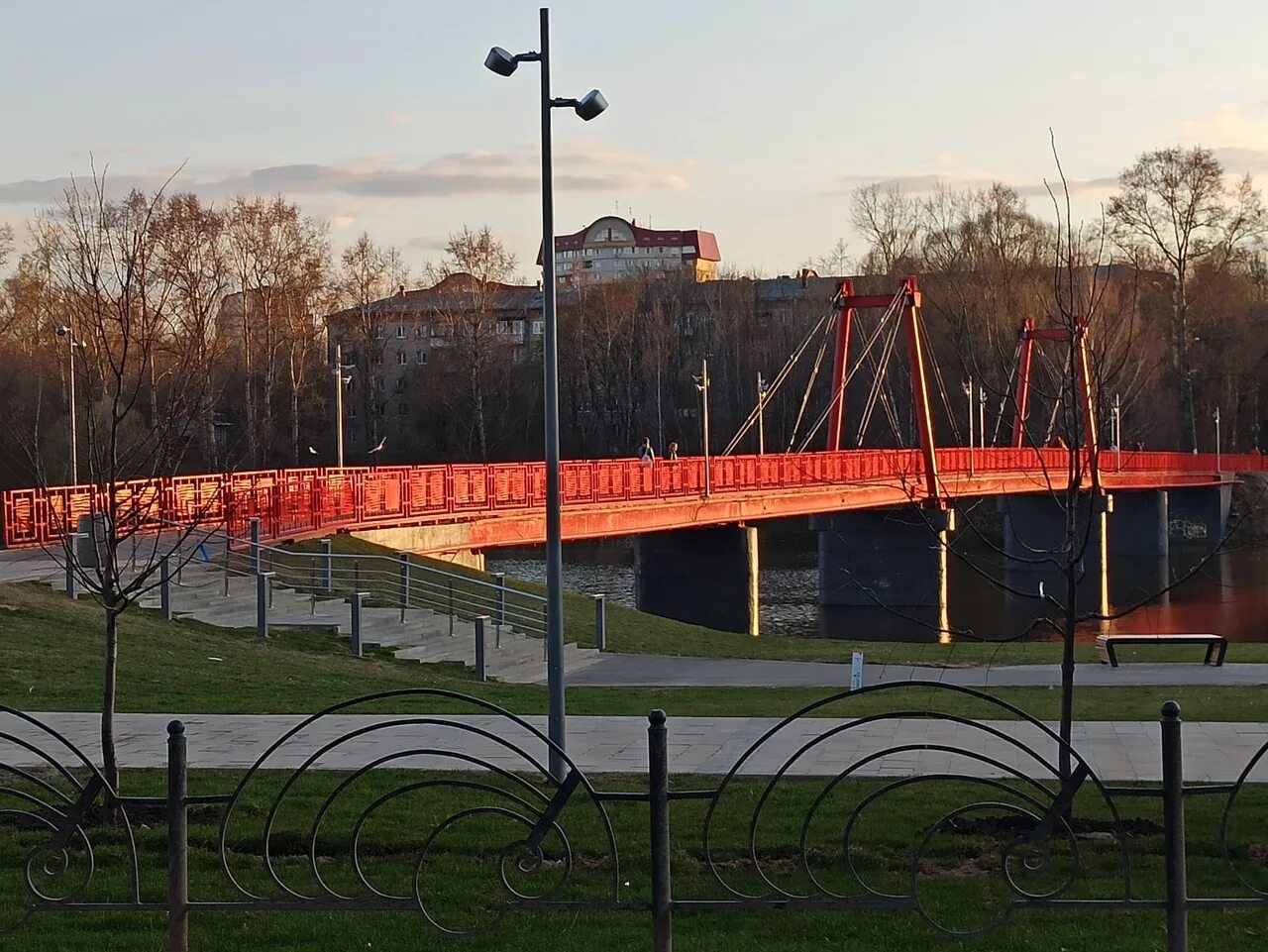 Мост река Серебрянка Пушкино