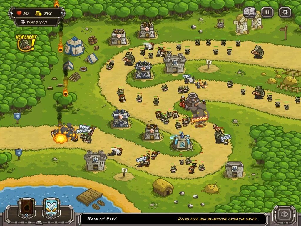 Игра где улучшать. Игра Kingdom Rush 1 башни. Башенки Kingdom Rush. Tower Defense Kingdom Rush. Kingdom Rush 2011.