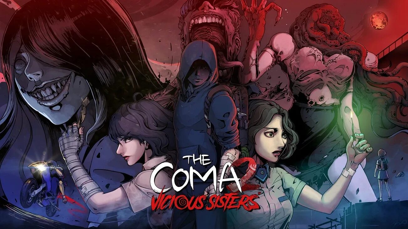 Coma 2 игра. Мина пак the coma 2 арт. The coma 2 Vicious sisters мина. Vicious sisters