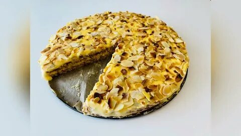Миндальный торт без муки
