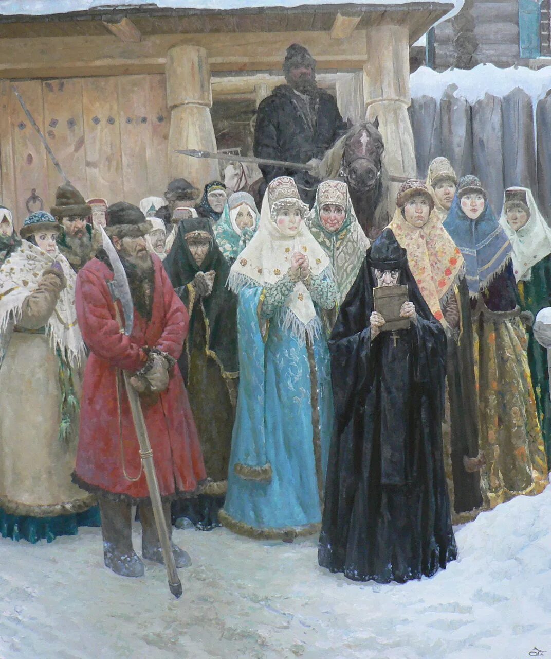 Люди в 17 веке в россии
