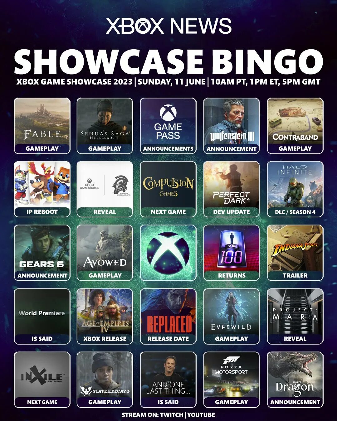 Xbox showcase
