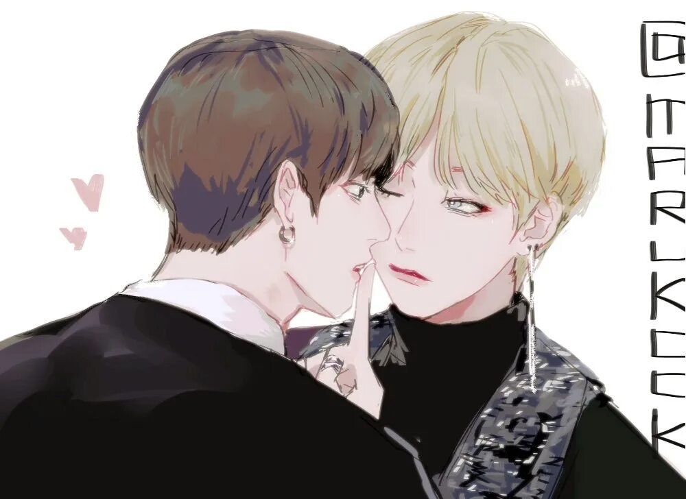Фф вигуки эльфы. Вигуки бтс арт. вигуки арт 19 +. bts vkook art. бтс яой.